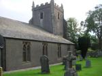  The 12th Century Church of St Cuthbert on the shores of Morecambe Bay at Aldingham